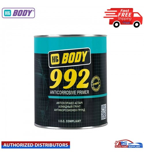 HB BODY 992 Anti rust primer, Anti corrosive GREY 1KG